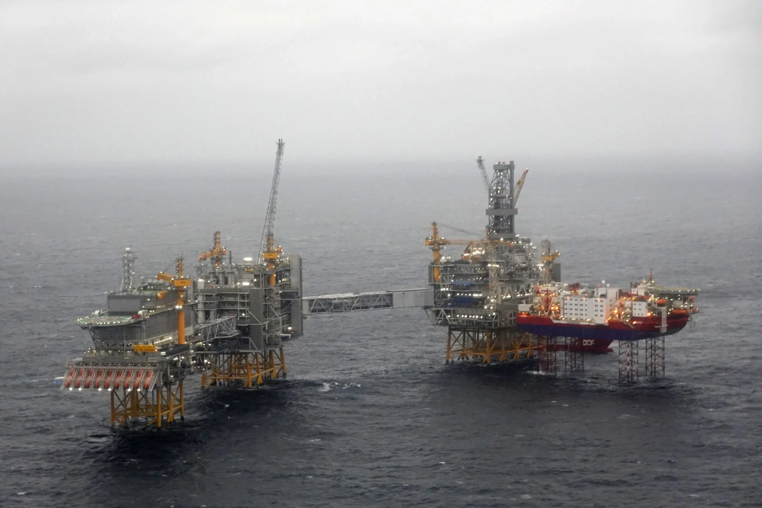 Offshore oil and gas platforms in Norway